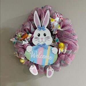 Easter Bunny Welcome Wreath